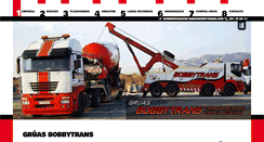 Desktop Screenshot of gruasbobbytrans.com